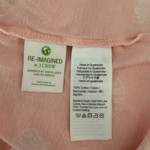 J. Crew Peach Tee with Shell Design - Picture 4 of 4